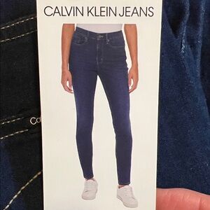 NWT Calvin Klein Jeans Ladies' High‎ Rise skinny jeans 16